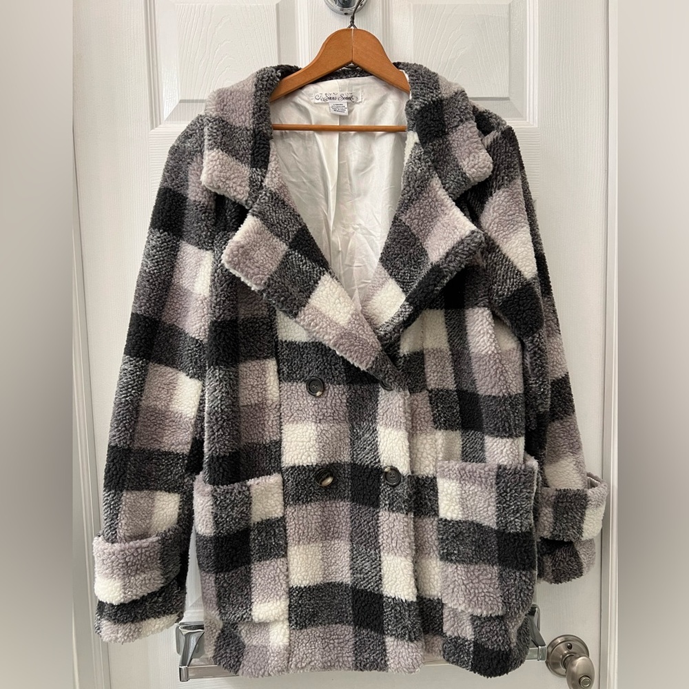 Sans Souci Plaid Coat